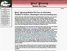 Tablet Screenshot of greytgrooming.com